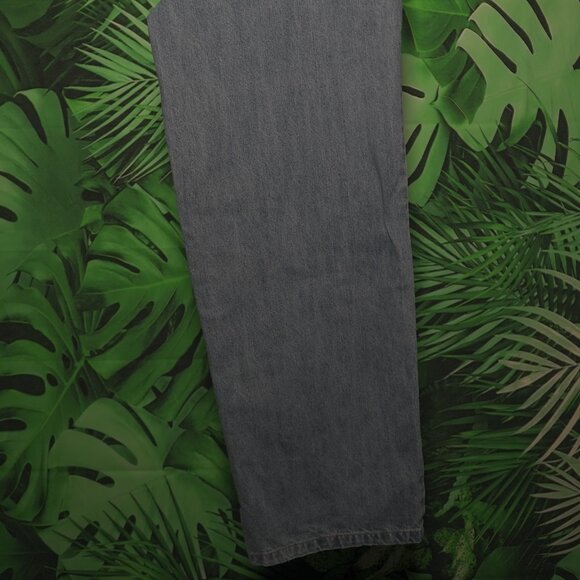 VINTAGE 90's FUBU JEANS Embroidered MENS 1990's FUBU CLASSIC PANTS BAGGY - Picture 4 of 16